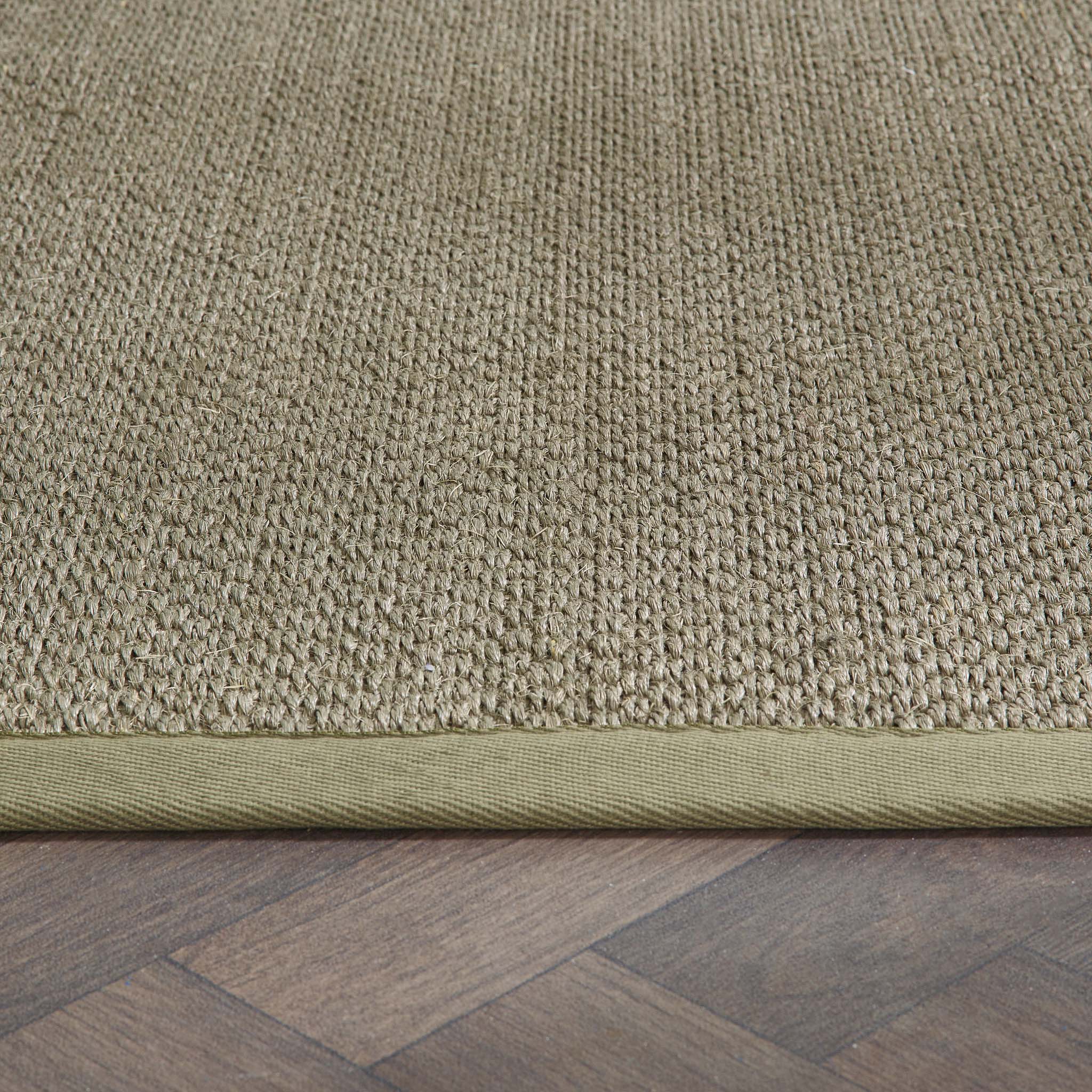 Sisal Green with Sage Green Border Runner - Image 4