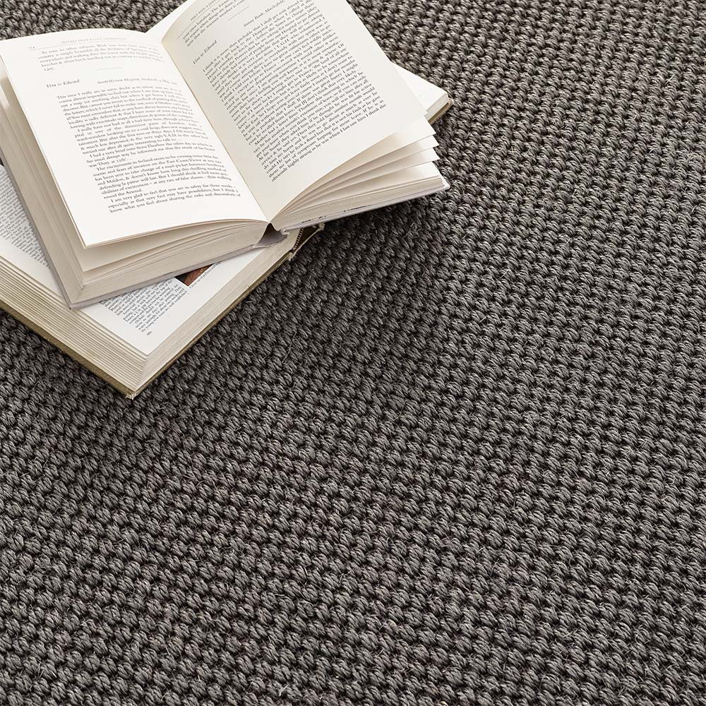 Sisal Grey with Dark Grey Border Rug - Image 7