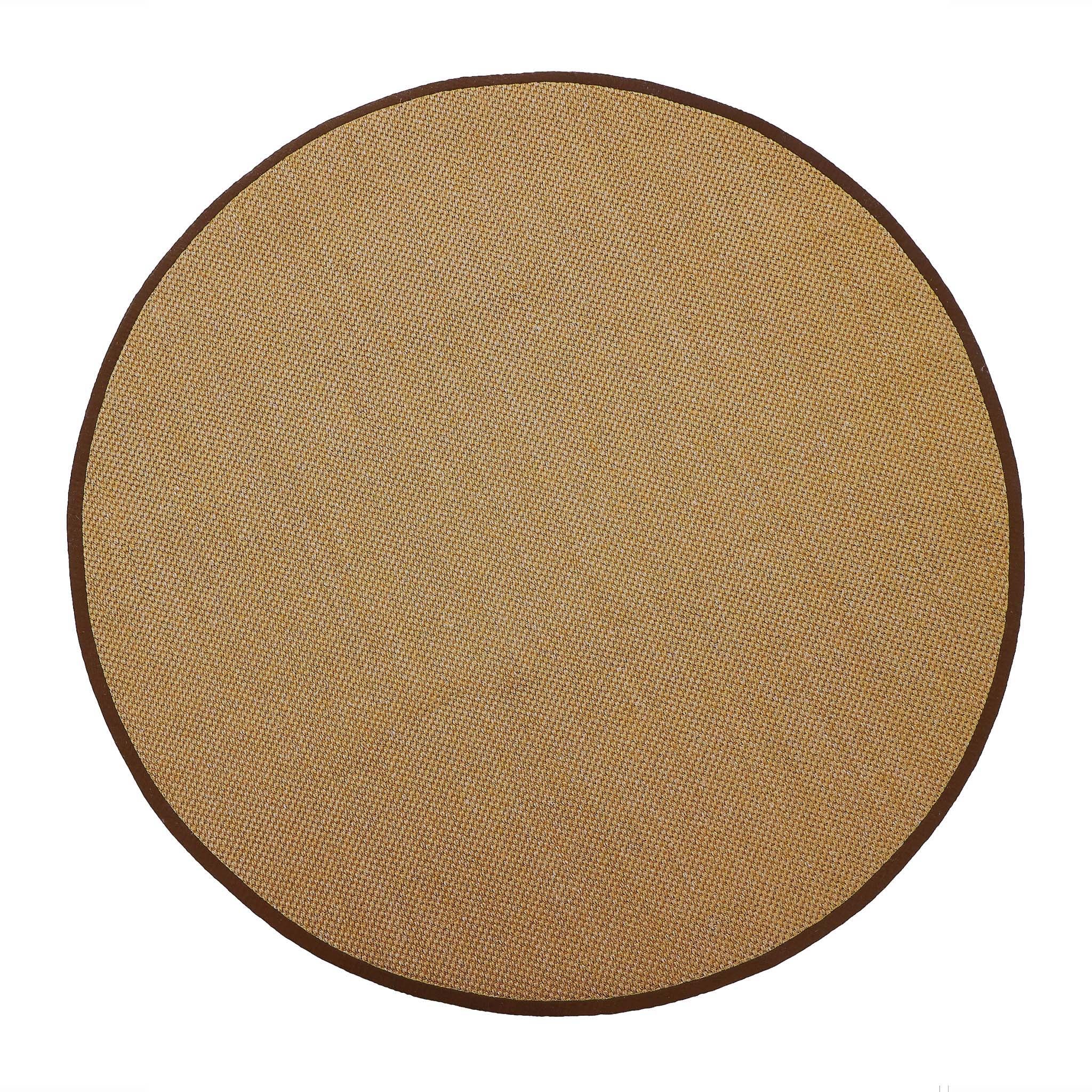 Sisal Natural with Dark Brown Border Rug - Image 4