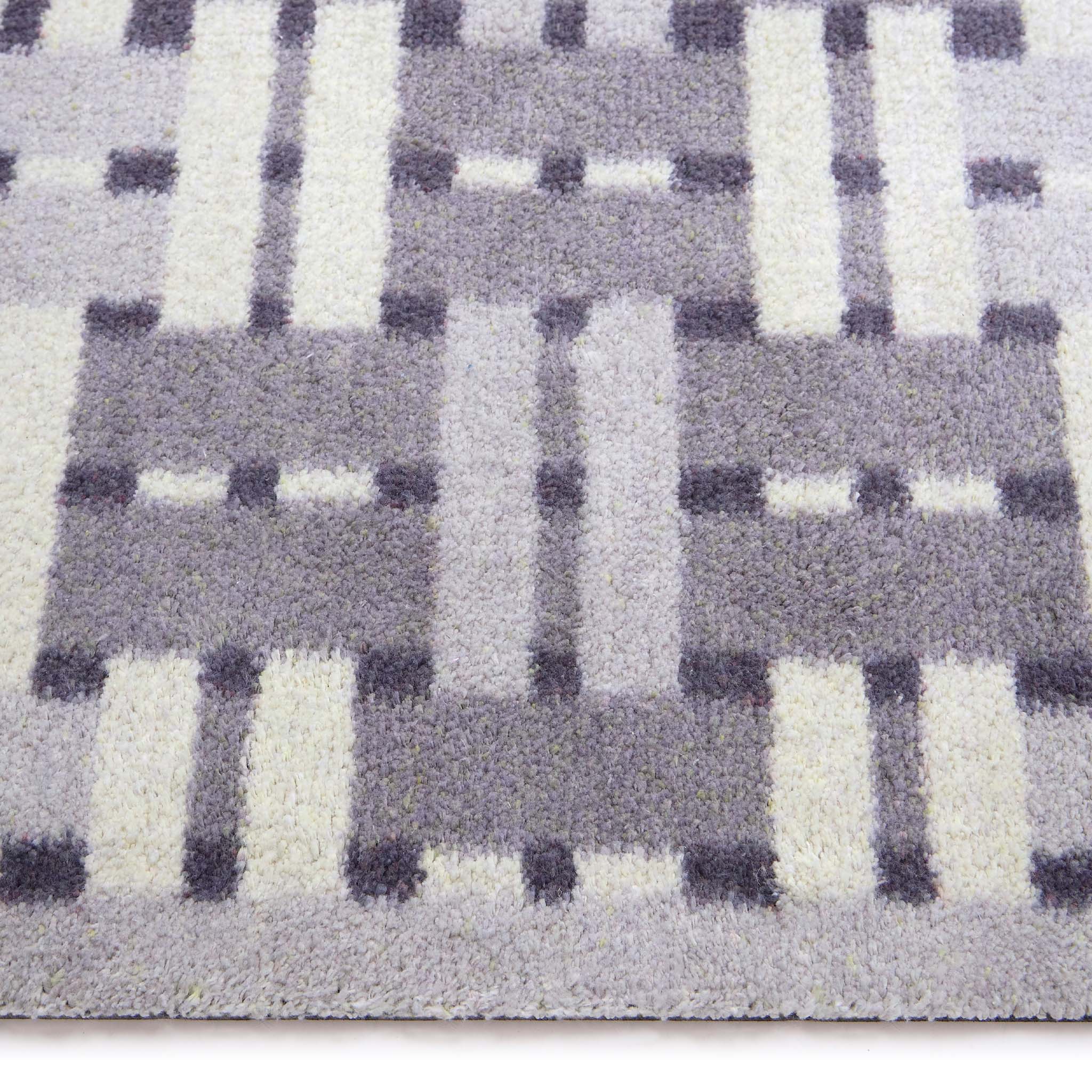 Soft Weave Grey Washable Runner - Image 4