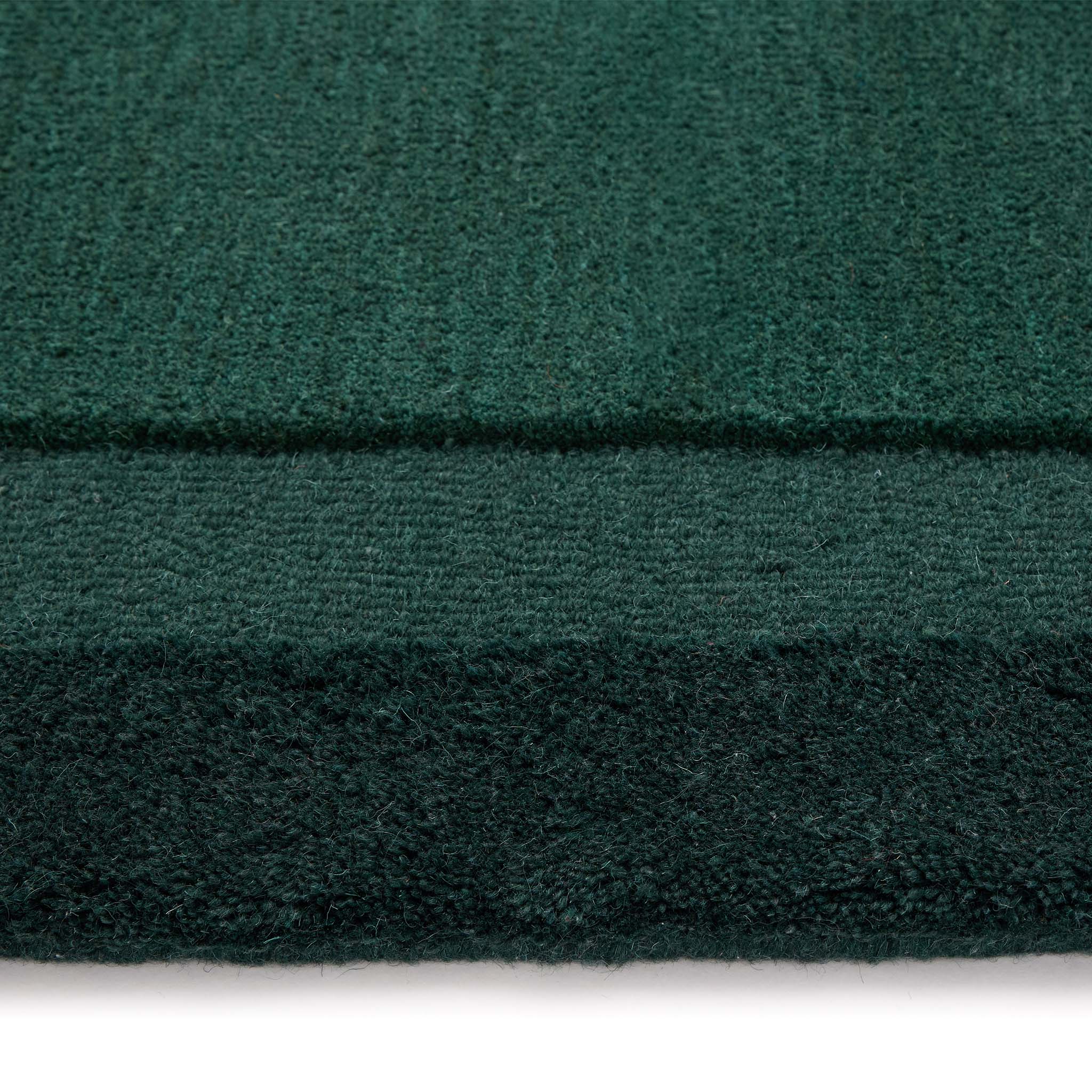Stacked Borders Dark Green Rug - Image 4