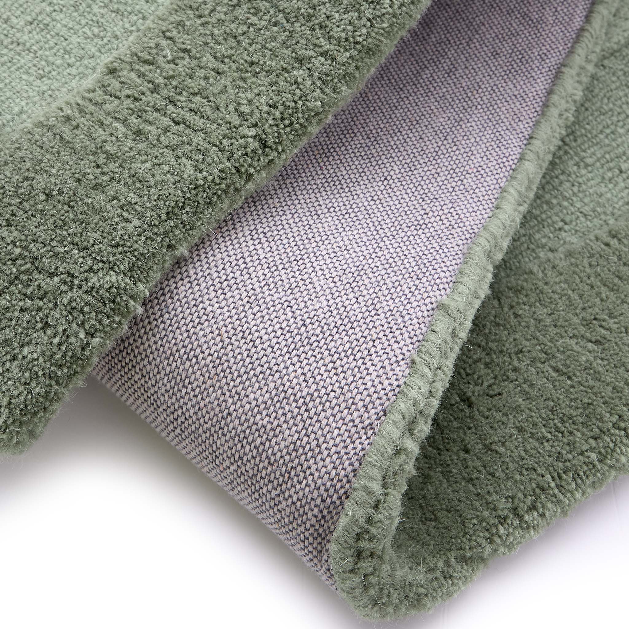 Stacked Borders Soft Green Rug - Image 5