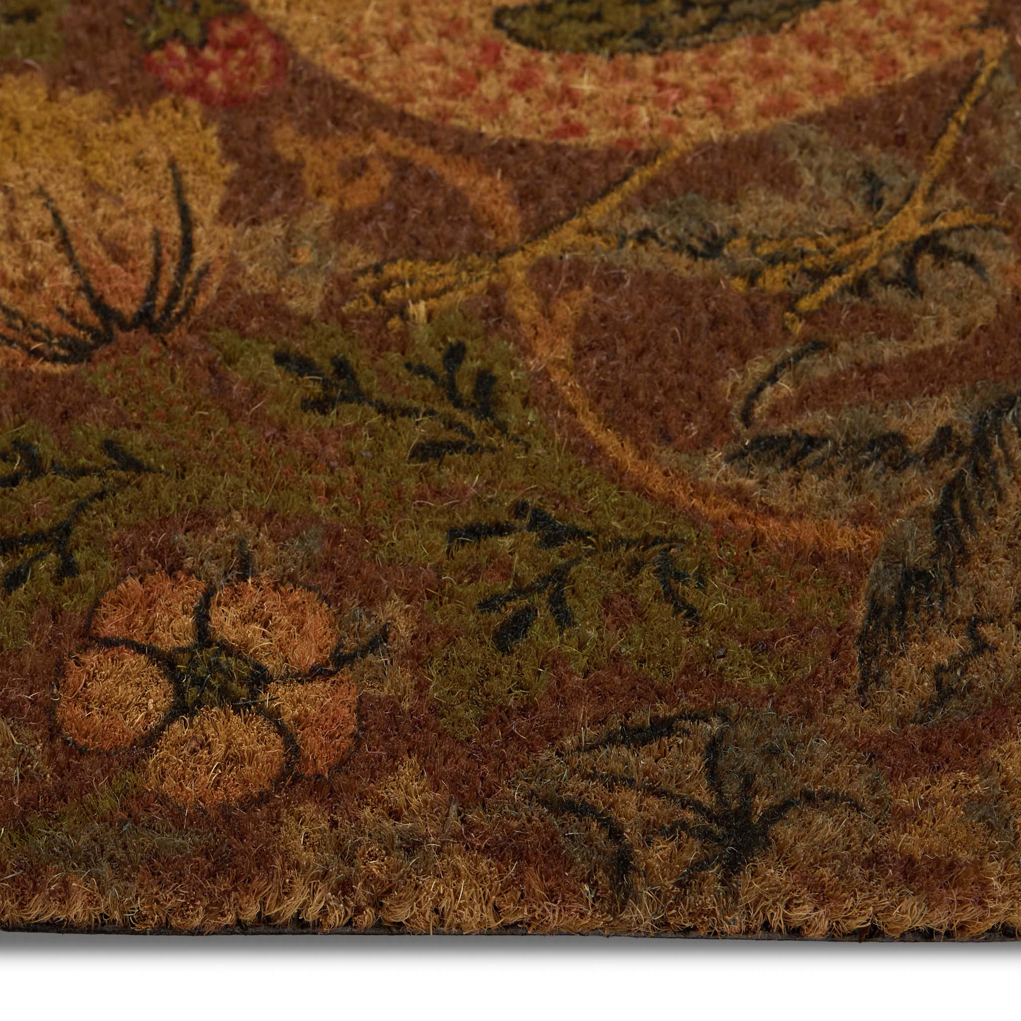 Morris & Co. Strawberry Thief Red Coir Doormat - Image 3
