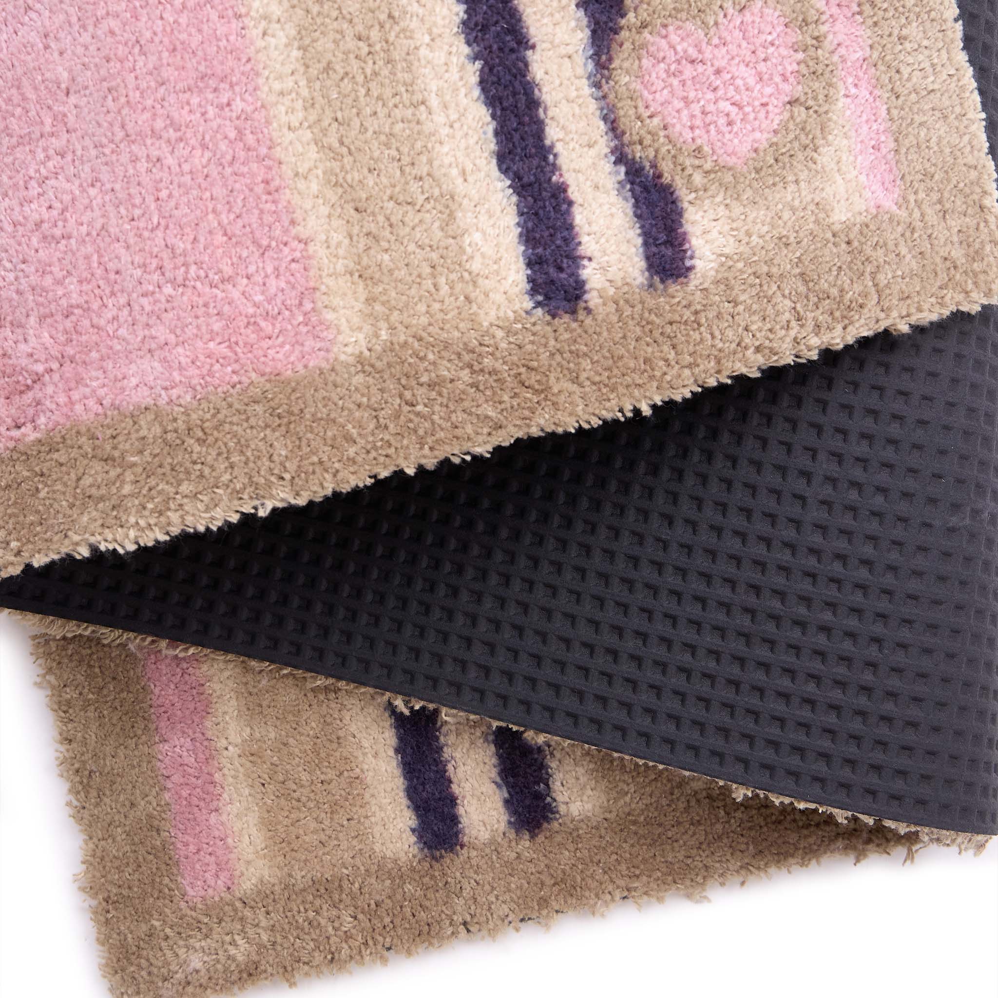 Timeless Stripe Blush Washable Doormat - Image 4