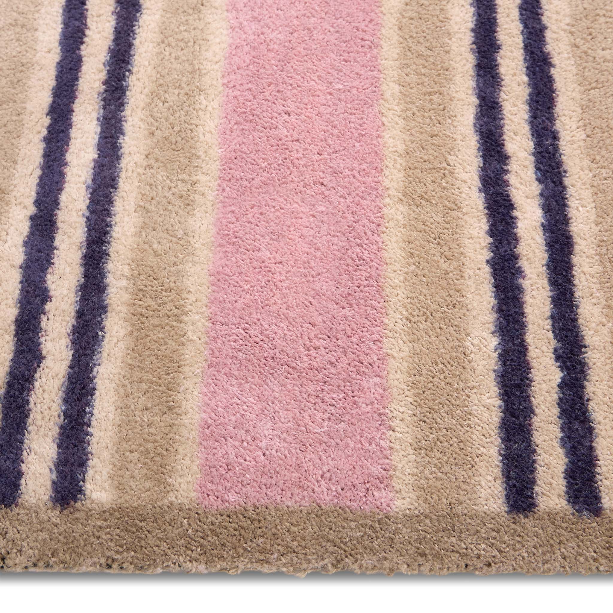 Timeless Stripe Blush Washable Runner - Image 3