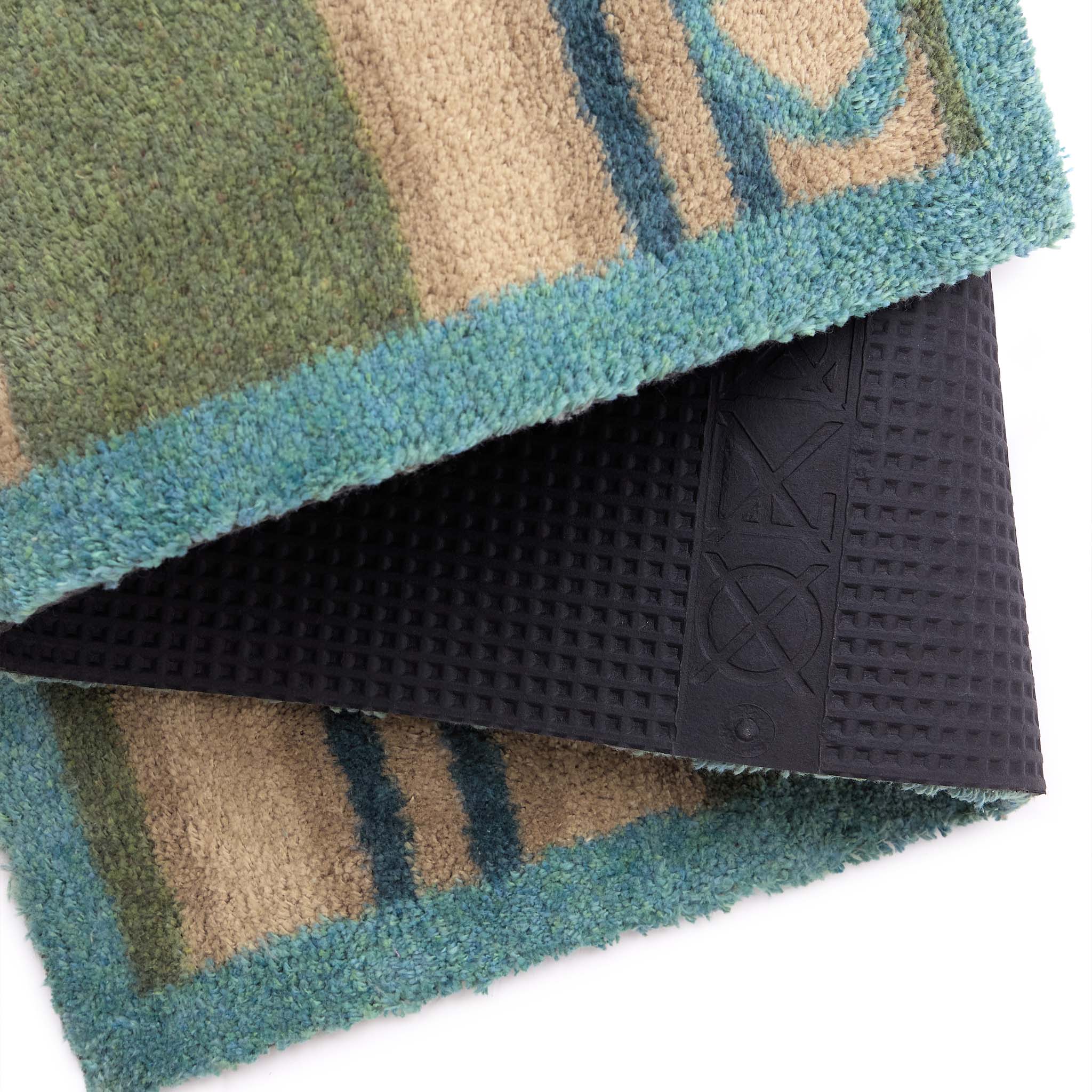 Timeless Stripe Green Washable Runner - Image 4