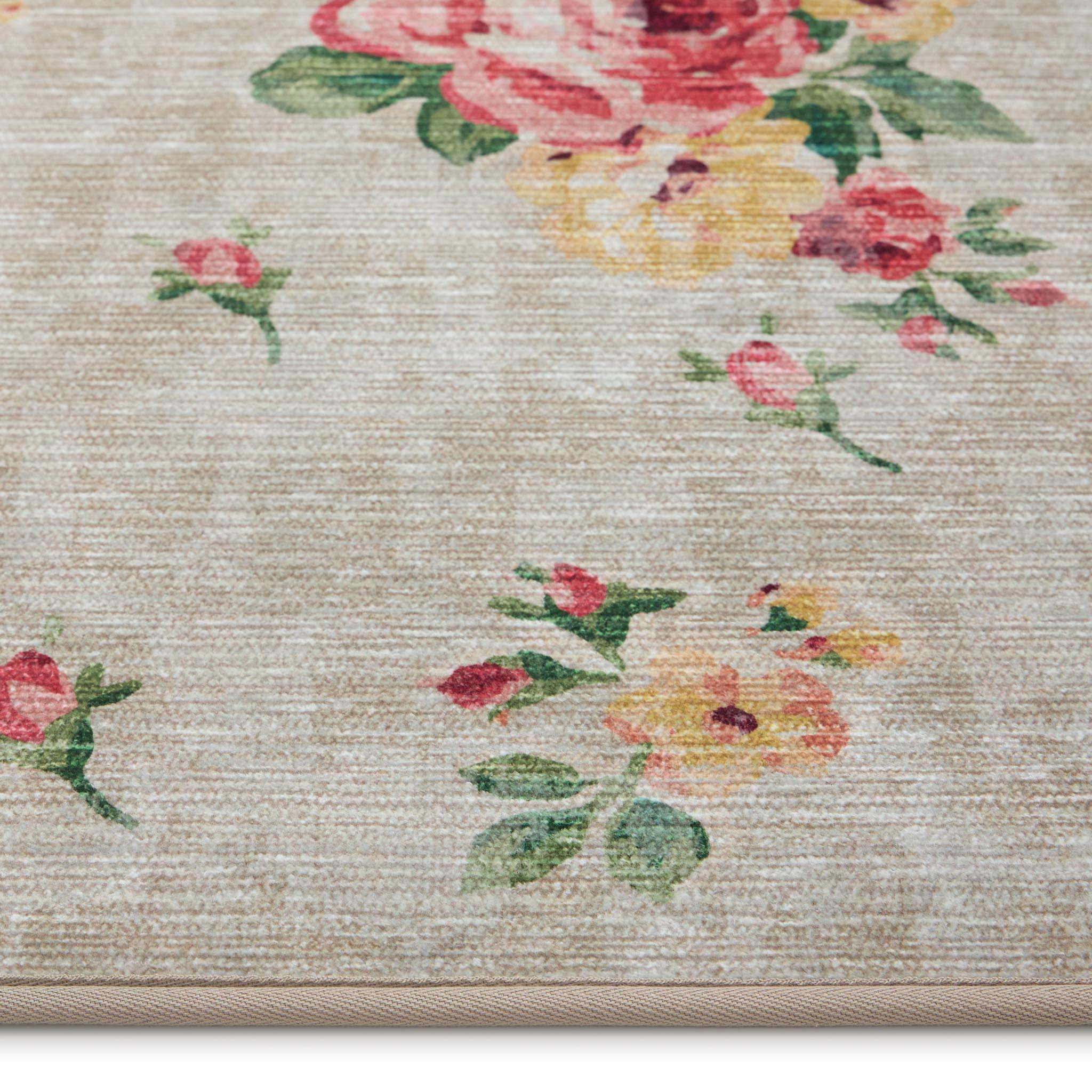 Vintage Rose Natural Eco-Washable Runner - Image 3