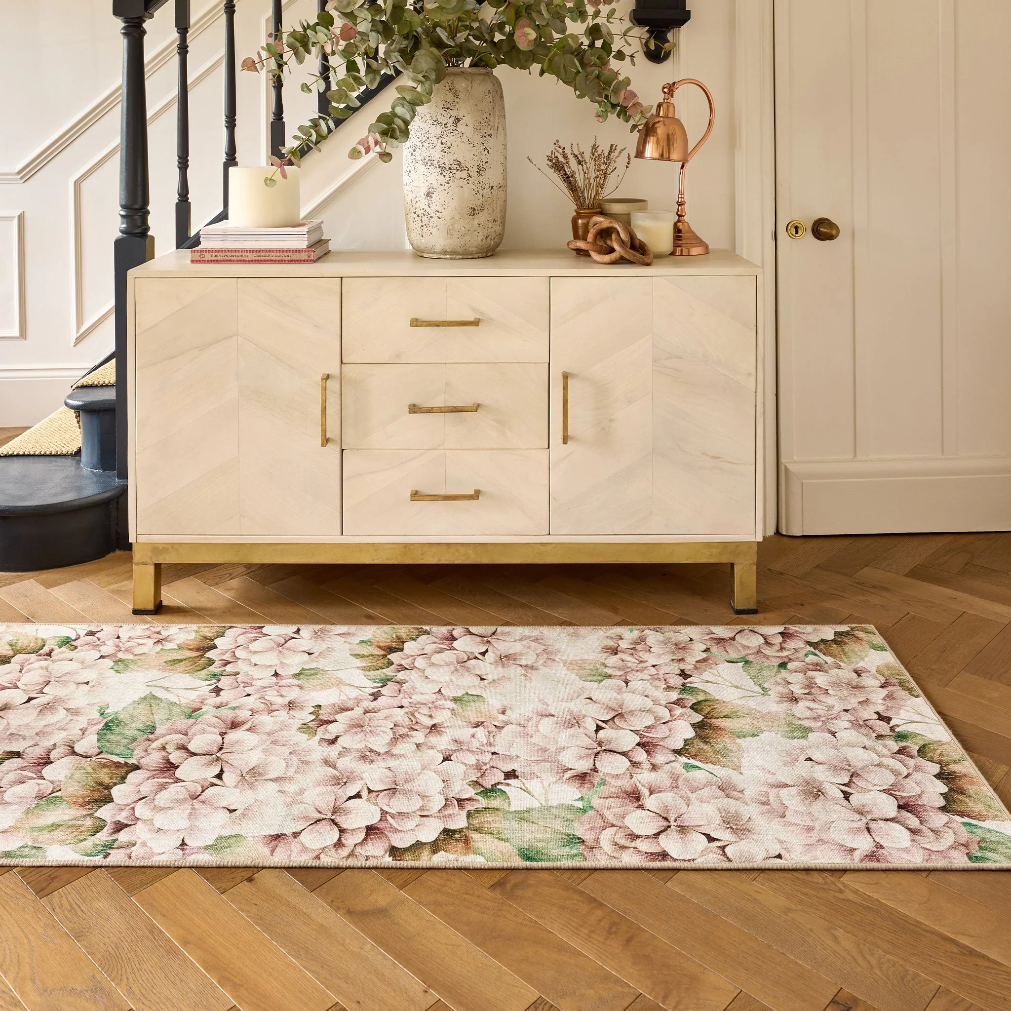 Wild Hydrangea Eco-Washable Runner - Image 2