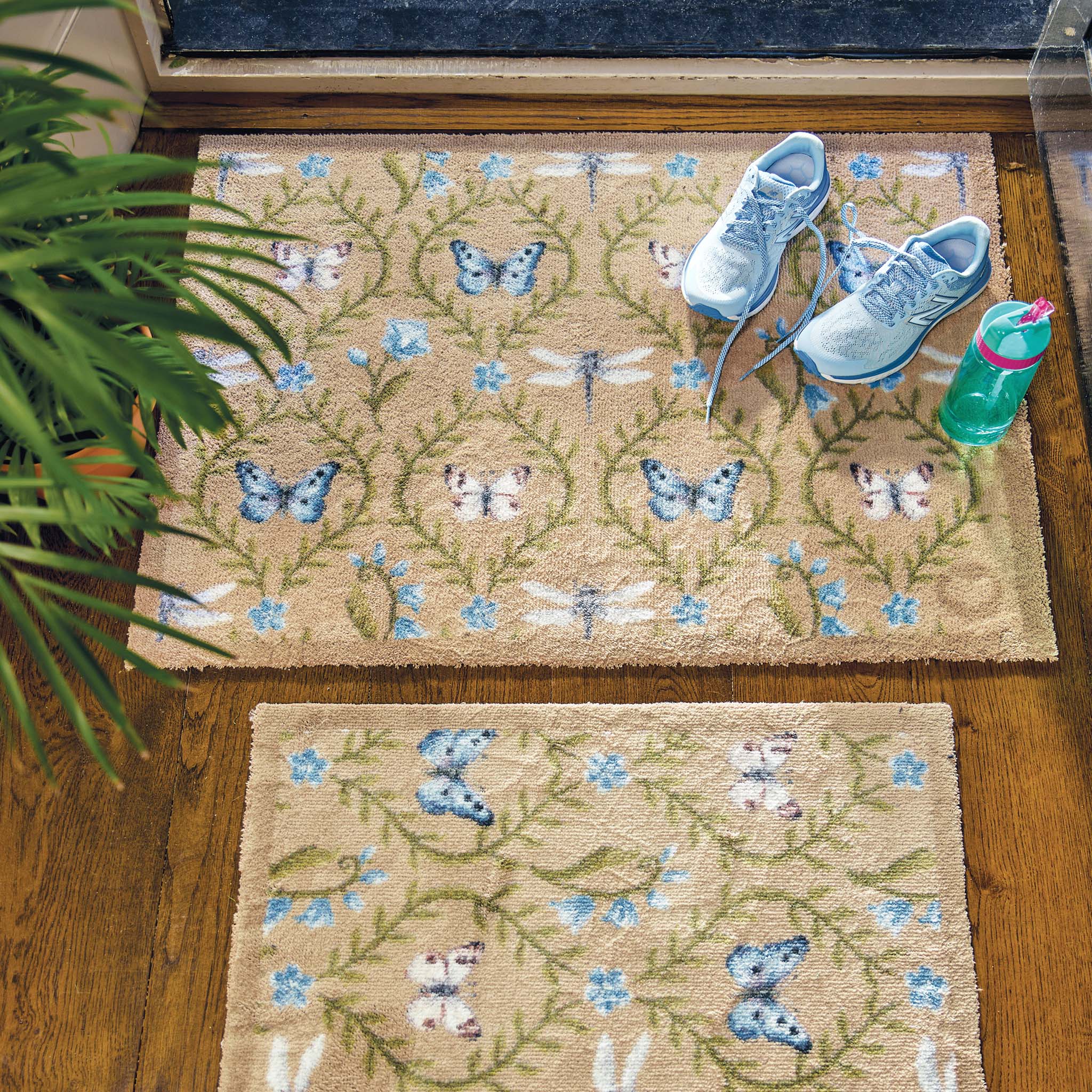 Wild Meadow Beige Green Doormat - Image 3