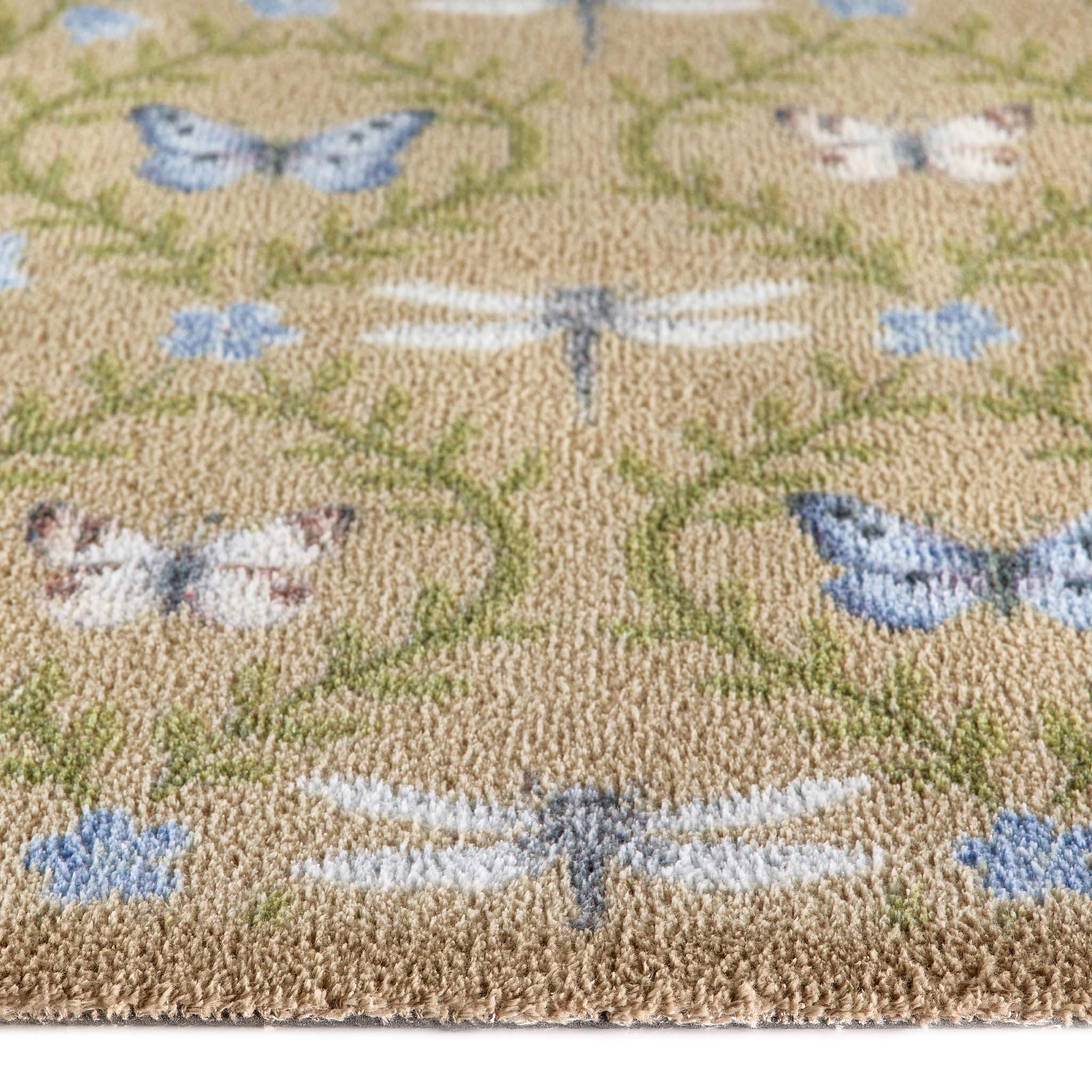 Wild Meadow Beige Green Doormat - Image 4