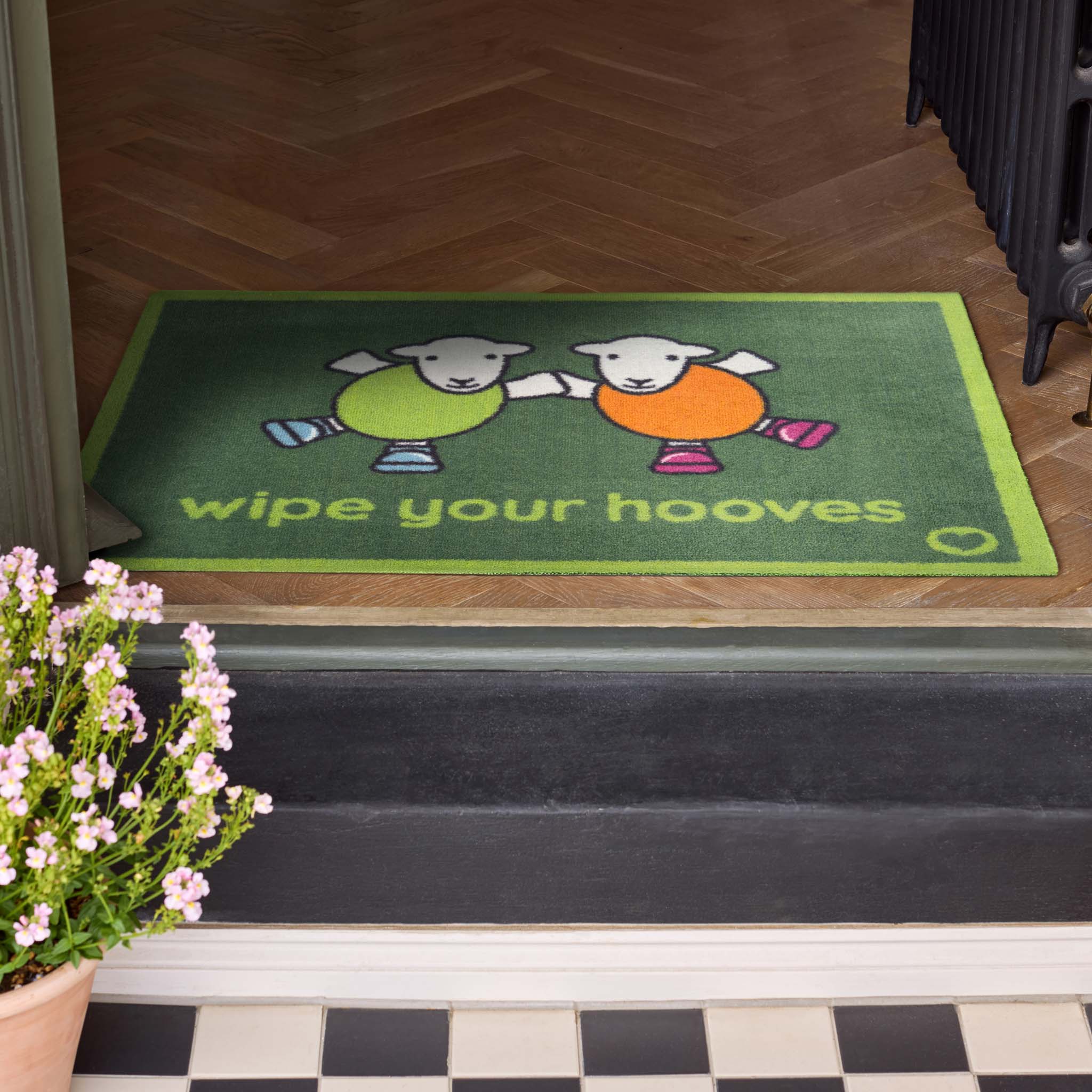 Wipe Your Hooves Herdy Washable Doormat - Image 3